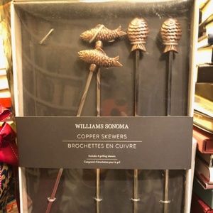 Copper Fish Finial Skewers WILLIAMS-SONOMA MINT